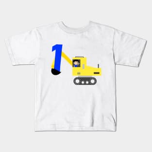 Digger shirt for boys Kids T-Shirt